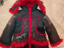 Зимняя куртка на девочку 104-110