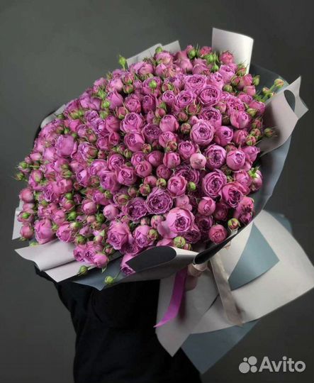 Пионовидные розы с Доставкой