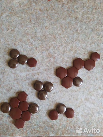 Классные Камни Нуга Бест шестигранники и круглые