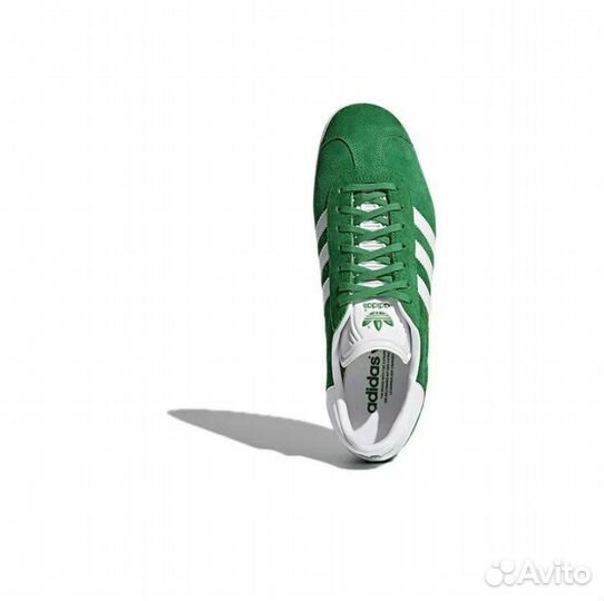 Adidas Gazelle Green White Metallic Gold