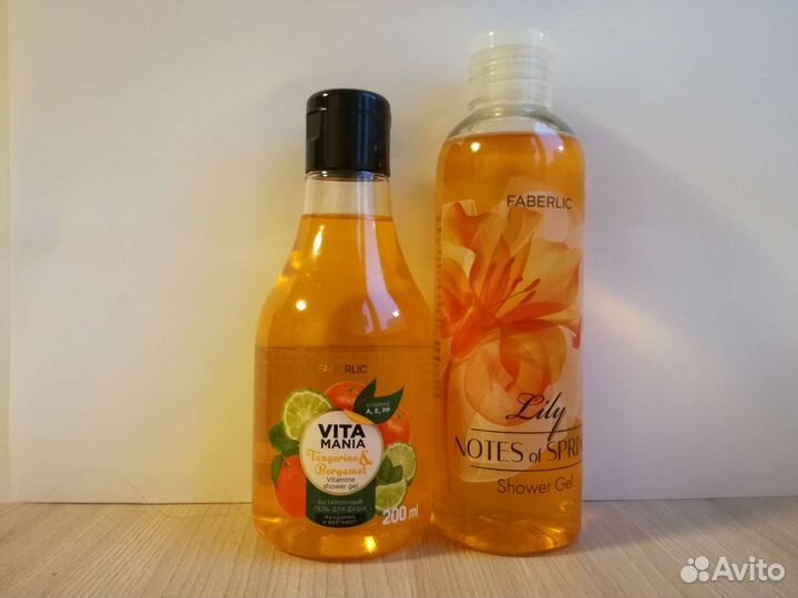 Гель для душа, крем для рук faberlic
