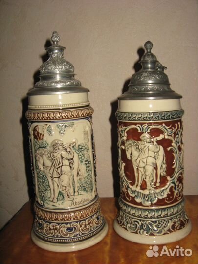 Пивная кружка антикварная Густав Тинвибель