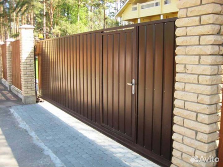 Откатные ворота 