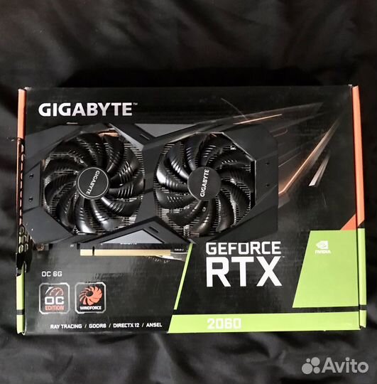 Видеокарта RTX 2060 6gb