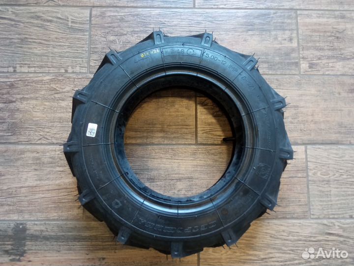 Покрышка мотоблок 5.00-12
