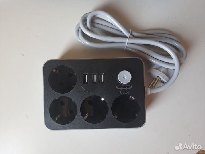 Удлинитель с быстрой usb зарядкой