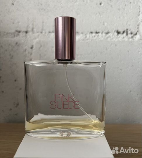 Pink suede Avon снятость