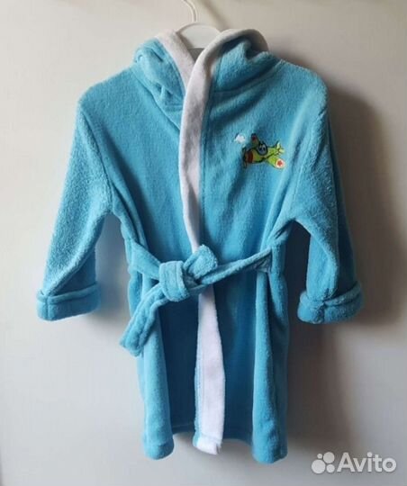 Халат банный детский на мальчика, на 3-4 года
