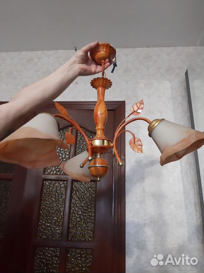 Люстры бу.хрустальная