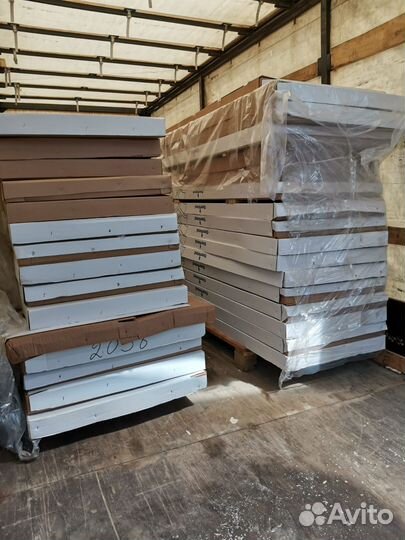 Дверь стеклянная Графит