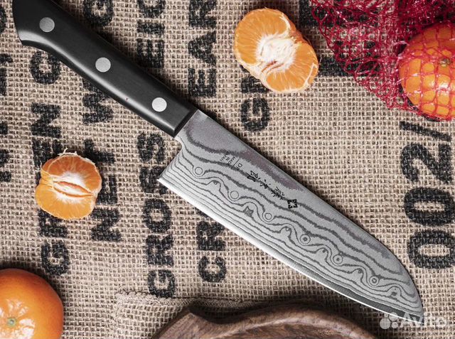 Кухонный Японский Шеф Нож Сантоку.Tojiro (F-331)