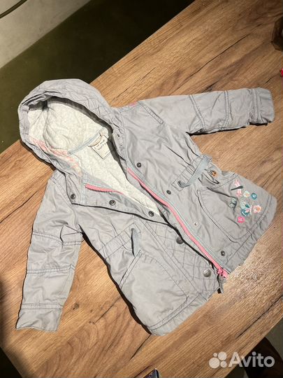 Парка next для девочки на 1.5-2 года