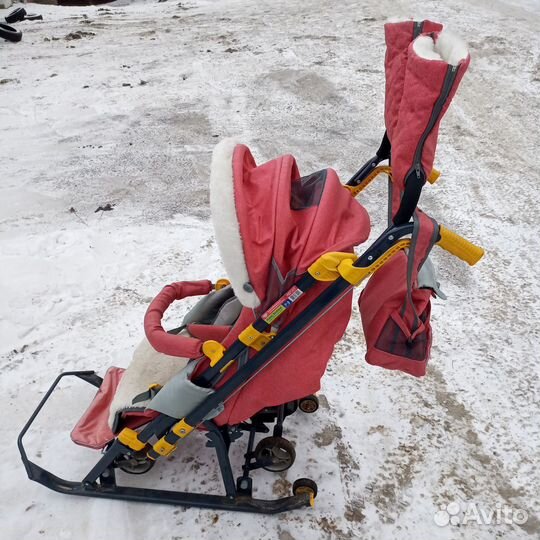 Продаю санки коляску