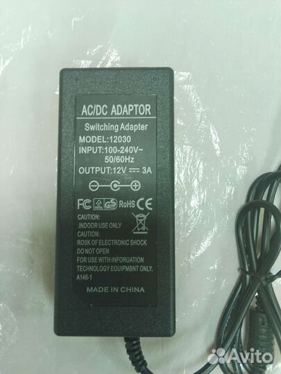 Блок питания 12V 3A. Новый
