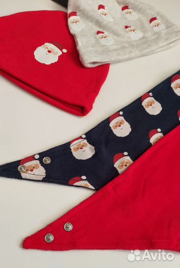 Новогодние шапки и нагрудники