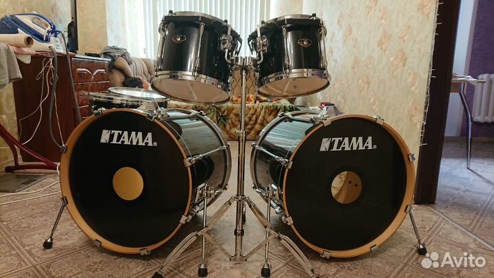 Tama Superstar Double Bass установка + стойки