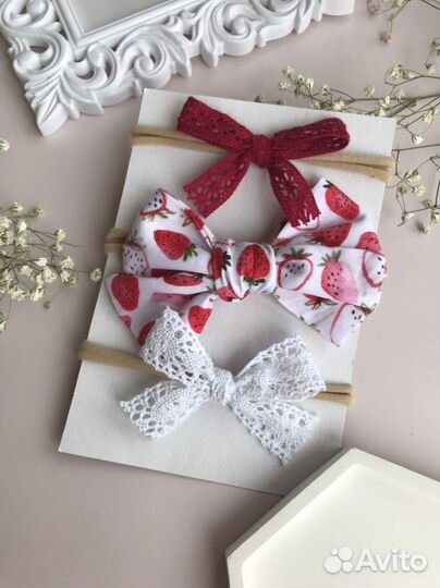 Бантики повязка для девочки