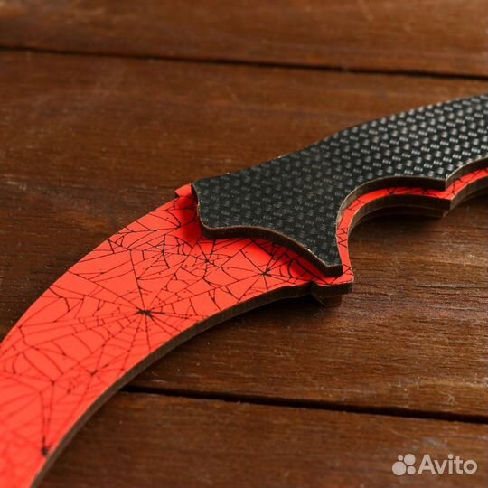 Керамбит, паутина. Игрушка дерево. Арт: 3785702