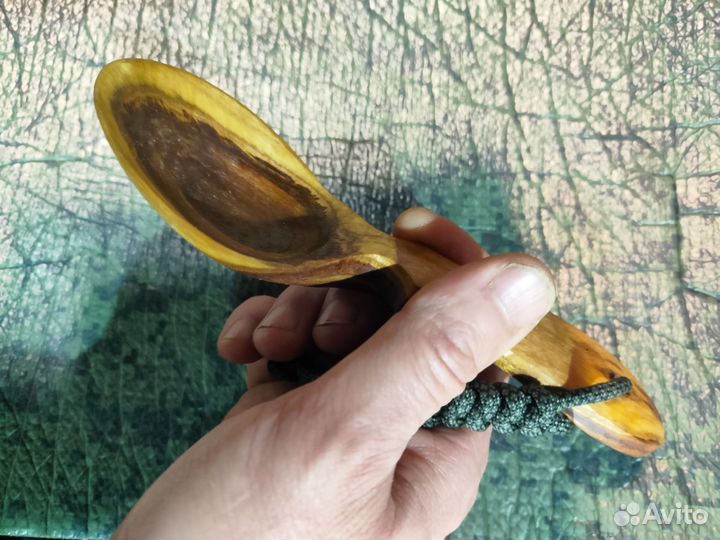 Деревянная ложка из древесины черешни