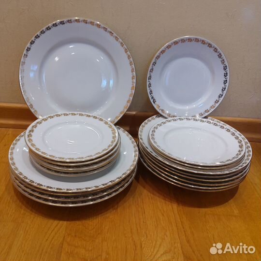 Тарелки столовый сервиз Европа
