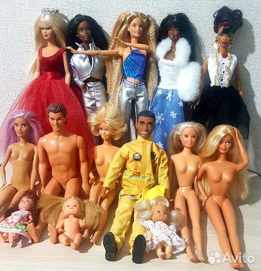 Барби, Кены, малышки разные