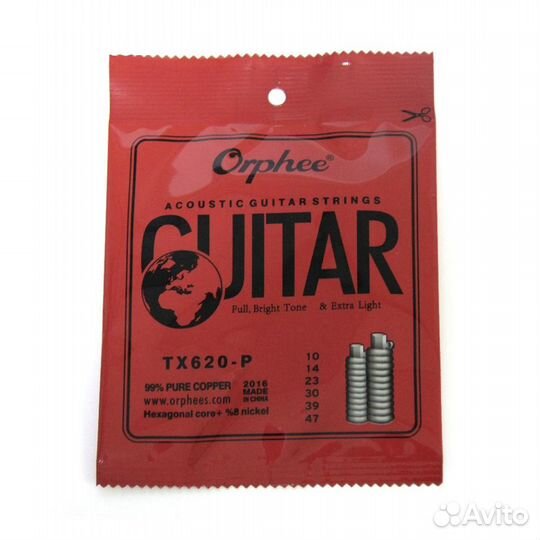 Металлические струны для акустической гитары TX620