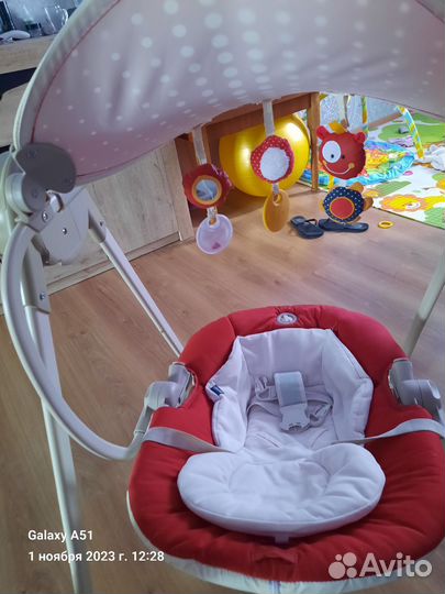 Электронная качель