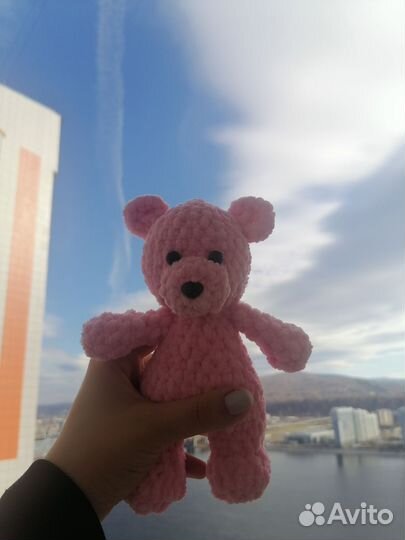 Игрушки ручной работы из плюшевой пряжи