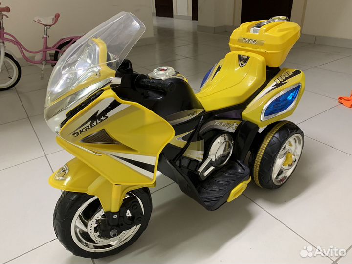 Детский мотоцикл на аккумуляторе