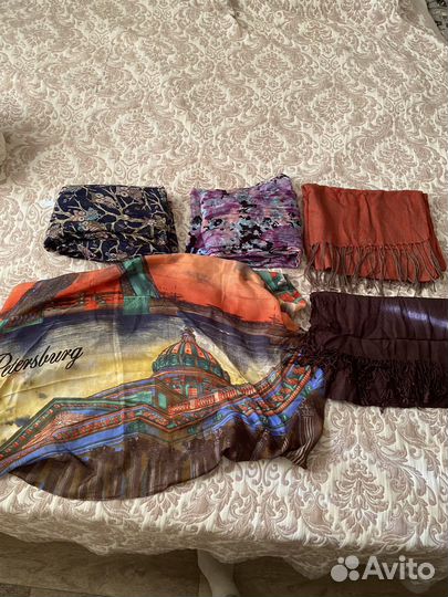 Шапки, шарфы, палантины женские