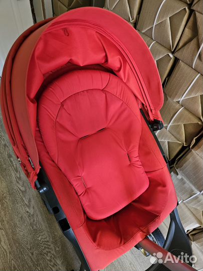 Коляска Stokke 2 в 1 xplory Стокке красная