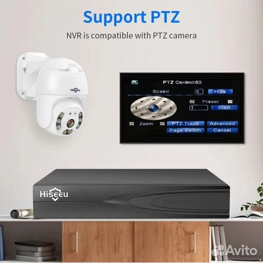 Сетевой IP-видеорегистратор Hiseeu H5NVR подходит