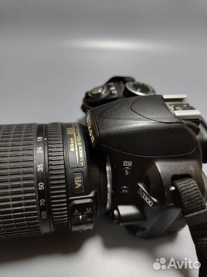 Зеркальный фотоаппарат nikon D3100 c объективом