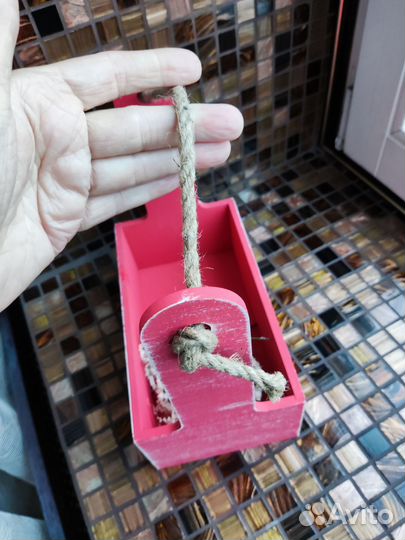 Корзинка/коробка из натурального дерева