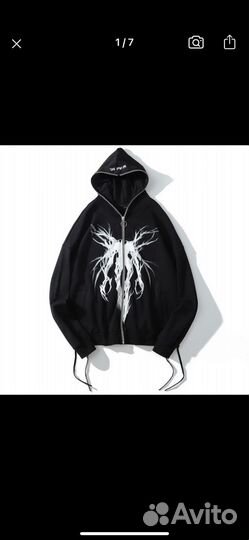 Зип худи с shadow fiend