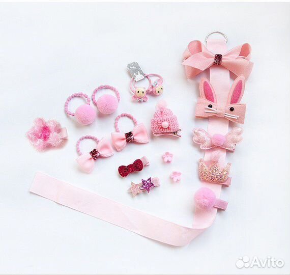 Набор резинок, заколок для волос