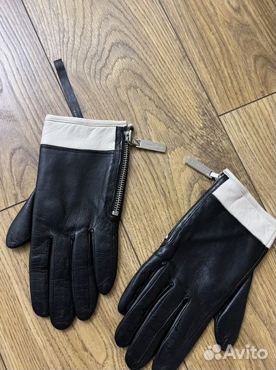 Перчатки karen millen кожа