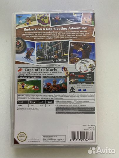 Игра Super Mario Odyssey для Nintendo Switch