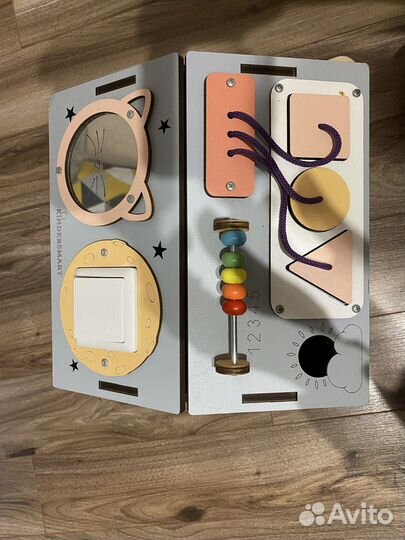 Бизиборд домик со светом большой