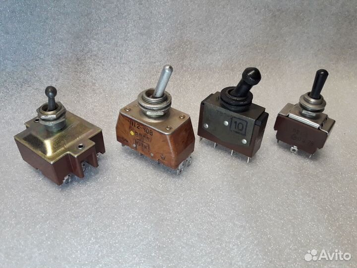 Тумблеры и кнопки MT, KM, Tп, A3C