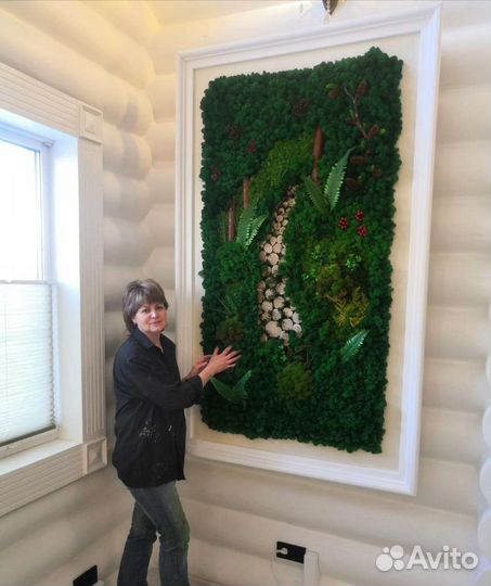 Стабилизированный мох Картины Фитокартины