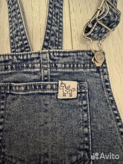 Комбинезон джинсовый 116
