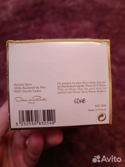 Женская туалетная вода Volupte Oscar de la Renta