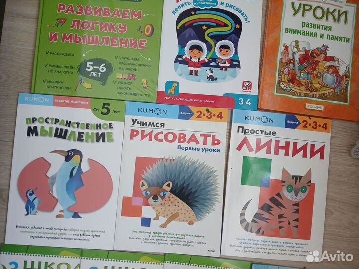 Развивающие книги и теради