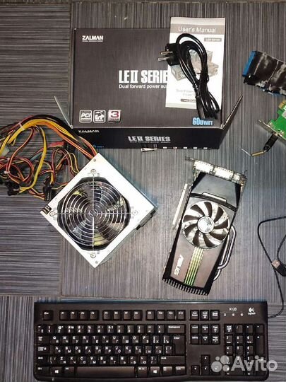 Видеокарта asus engtx560 Ti DC/2DI/1GD5 блок пит