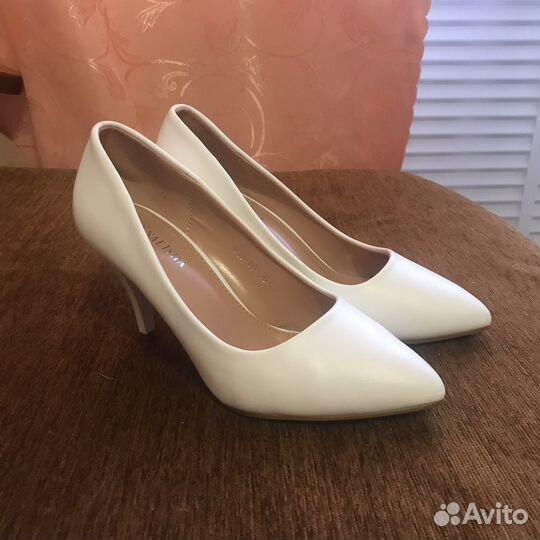 Туфли белые свадебные