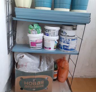 Настенный металлический стеллаж / этажерка со съем