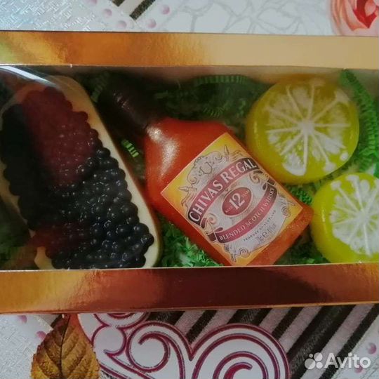 Мужской подарочный набор из натурального мыла