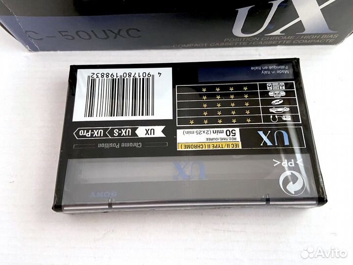 Аудиокассеты кассеты Sony UX 50 - 1998 г