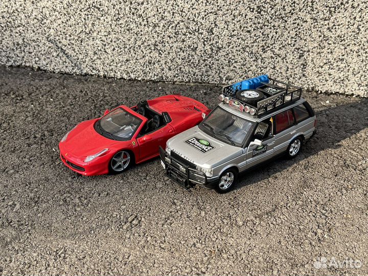 Машинки Bburago 1/24 и 1/26